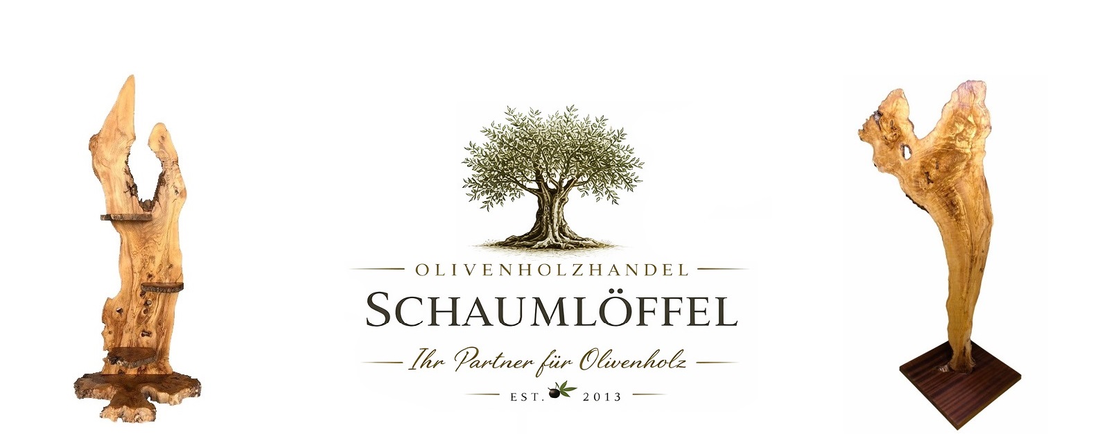 Logo Olivenholzhandel Schaumlöffel – hochwertiges Olivenholz aus Portugal, seit 2013